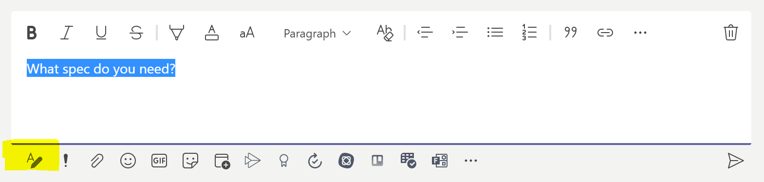 How to reply to a specific chat message on Teams